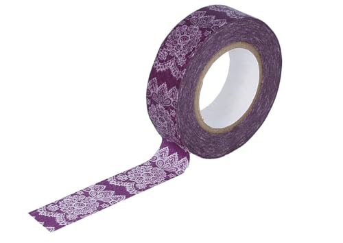 Classiky Masking Tape Washi Spitze violett 15 mm x 15 m von Classiky