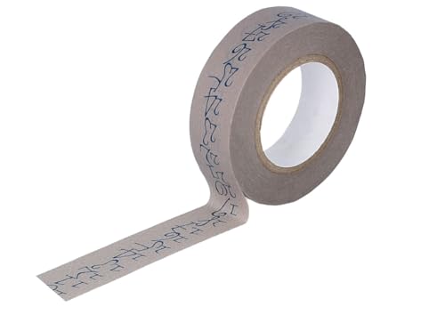 Classiky Masking Tape Washi jeden Tag grau 15mm.x15m von Classiky