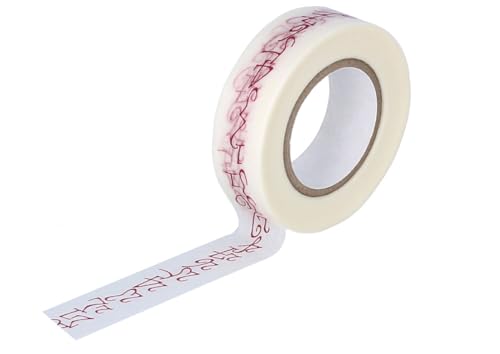 Classiky Masking Tape Washi jeden Tag weiß 15mm.x15m von Classiky