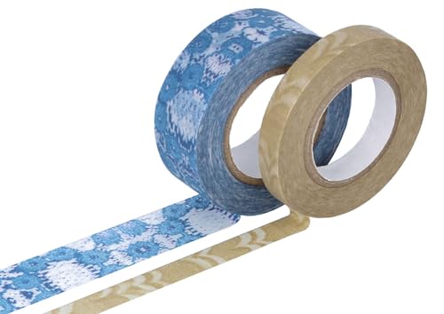 Classiky Set 2 Masking Tape Washi Masking Tape Masking Tape Washi Größen und Designs sortiert A von Classiky