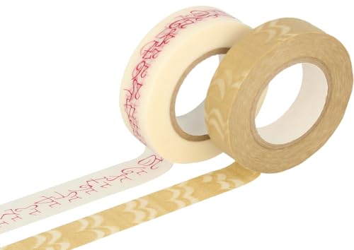 Classiky Set 2 Masking Tape Washi Masking Tape Masking Tape Washi Größen und Designs sortiert A von Classiky