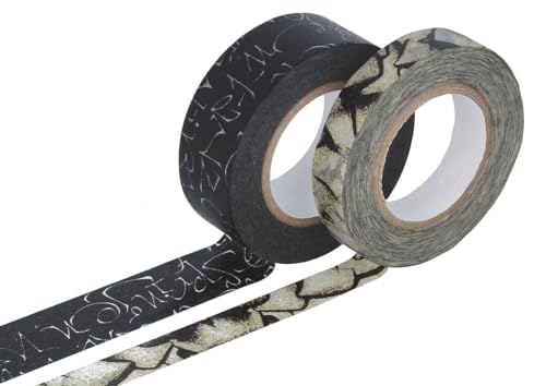 Classiky Set 2 Masking Tape Washi Masking Tape Masking Tape Washi Größen und Designs sortiert B von Classiky