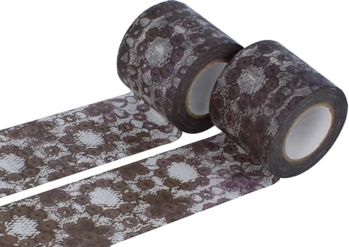 Classiky Set 2 Masking Tape Washi Zwilinge braun 45mm.x15m von Classiky
