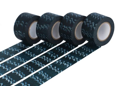 Classiky Set 4 Masking Tape Washi Welle Indigo 30mm.x15m Classiky Set 4 Masking Tape Washi Welle Indigo 30mm.x15m von Classiky