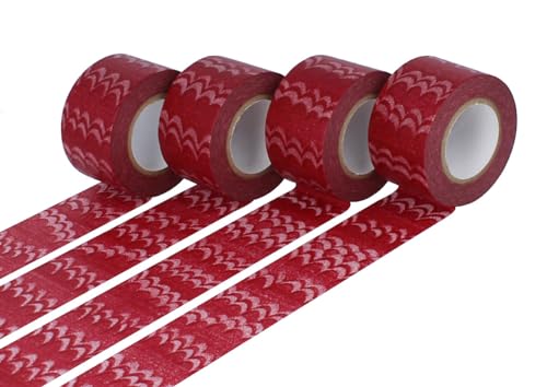 Classiky Set mit 4 Masking Tape Washi Welle rosa 30 mm x 15 m. von Classiky