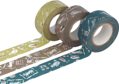 Classiky Set mit 3 Masking Tape Washi Cats, verschiedene Farben, 20 mm x 15 m. Classiky Set mit 3 Masking Tape Washi Cats, verschiedene Farben, 20 mm x 15 m. von Classiky