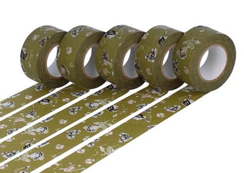 Classiky Set mit 5 Masking Tape Washi Girls Yomogi grün 24 mm x 15 m. Classiky Set mit 5 Masking Tape Washi Girls Yomogi grün 24 mm x 15 m. von Classiky