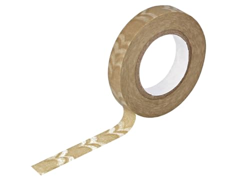 Classiky Tape Adhesvia Masking Tape Washi Welle Kaffee mit Milch 8 mm x 15 m. von Classiky