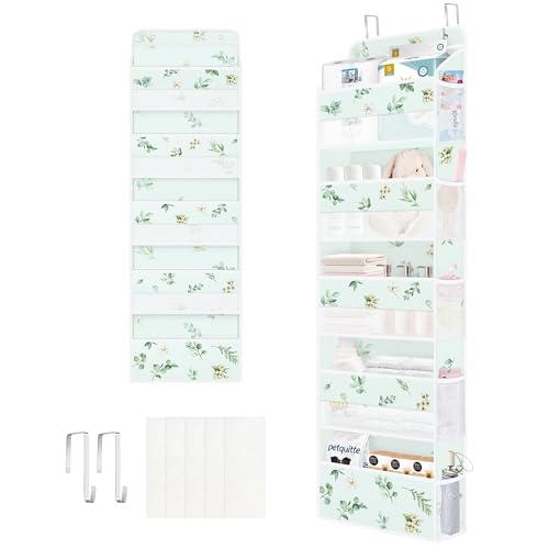 Clastyle Blätter Tür Hängeaufbewahrung Faltbar Hängeorganizer für Camping Bad Schrank Schlafzimmer Mädchen Türorganizer für Damen Kleidung Spielzeug Windel, Eukalyptusblatt, 5 Fächern Clastyle Blätter Tür Hängeaufbewahrung Faltbar Hängeorganizer für Camping Bad Schrank Schlafzimmer Mädchen Türorganizer für Damen Kleidung Spielzeug Windel, Eukalyptusblatt, 5 Fächern von Clastyle