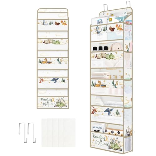 Clastyle Dinosaurier Tür Hängeaufbewahrung Faltbar Hängeorganizer für Camping Bad Schrank Schlafzimmer Türorganizer für Kinder Kleidung Spielzeug Windel, Magie, 5 Fächern Clastyle Dinosaurier Tür Hängeaufbewahrung Faltbar Hängeorganizer für Camping Bad Schrank Schlafzimmer Türorganizer für Kinder Kleidung Spielzeug Windel, Magie, 5 Fächern von Clastyle