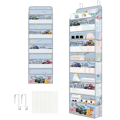 Clastyle Fahrzeug Tür Hängeaufbewahrung Faltbar Hängeorganizer für Camping Bad Schrank Schlafzimmer Jungen Türorganizer für Kinder Kleidung Spielzeug Windel, Geländewagen, 5 Fächern Clastyle Fahrzeug Tür Hängeaufbewahrung Faltbar Hängeorganizer für Camping Bad Schrank Schlafzimmer Jungen Türorganizer für Kinder Kleidung Spielzeug Windel, Geländewagen, 5 Fächern von Clastyle