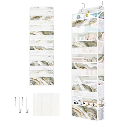 Clastyle Marmor Tür Hängeaufbewahrung Faltbar Hängeorganizer für Camping Bad Schrank Schlafzimmer Mädchen Türorganizer für Damen Kleidung Spielzeug Windel, Grau, 5 Fächern Clastyle Marmor Tür Hängeaufbewahrung Faltbar Hängeorganizer für Camping Bad Schrank Schlafzimmer Mädchen Türorganizer für Damen Kleidung Spielzeug Windel, Grau, 5 Fächern von Clastyle