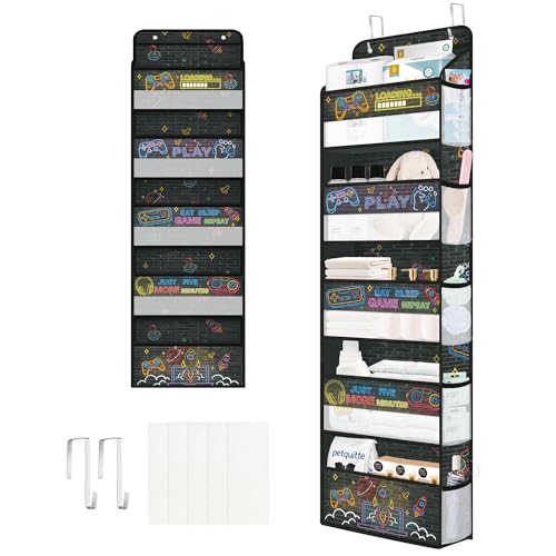 Clastyle Spiel Tür Hängeaufbewahrung Hängeorganizer für Camping Bad Schrank Schlafzimmer Jungen Türorganizer für Kinder Kleidung Spielzeug Windel, Fluoreszierend, 5 Fächern Clastyle Spiel Tür Hängeaufbewahrung Hängeorganizer für Camping Bad Schrank Schlafzimmer Jungen Türorganizer für Kinder Kleidung Spielzeug Windel, Fluoreszierend, 5 Fächern von Clastyle