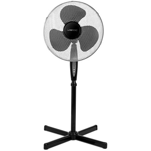 Clatronic® Ventilator Standventilator | mit Schwenkfunktion | Ventilator leise | Timer | höhenverstellbar | Standventilator sehr leise | Ventilator mit Fernbedienung fan Ventilator groß | VL 3741 S von Clatronic