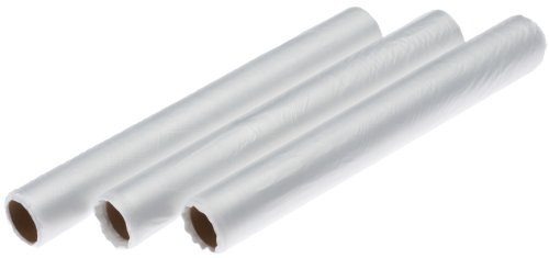 Clatronic Ersatzfolien für FS 3261 & FS 777 Vakuum-Folienschweißgerät, 3 Rollen Ersatzfolien à 10 m, transparent von Clatronic