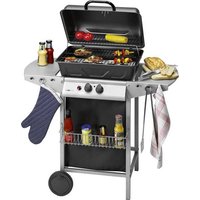 Clatronic GG3590 Grillwagen Gas-Grill 2 Brenner Edelstahl von Clatronic