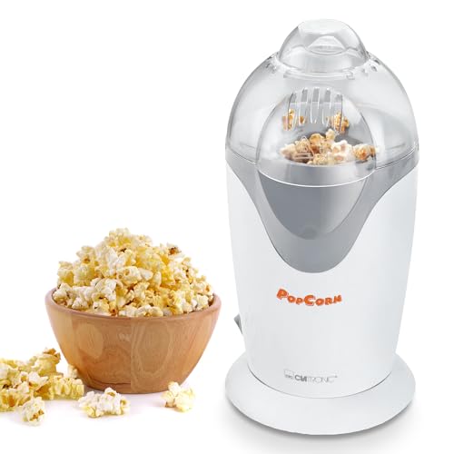 Clatronic Popcorn-Maker | Popcornmaschine für kalorienbewusste Zubereitung | Popcorn Maker für schnellen Genuss | inkl. Portionierschale für Popcorn Mais | PM 3635 von Clatronic