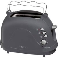 Clatronic TA3565 Toaster mit Brötchenaufsatz Grau von Clatronic