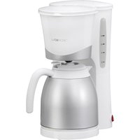 Ka 3327 Kaffeemaschine Weiß Fassungsvermögen Tassen=10 Isolierkanne - Clatronic von Clatronic