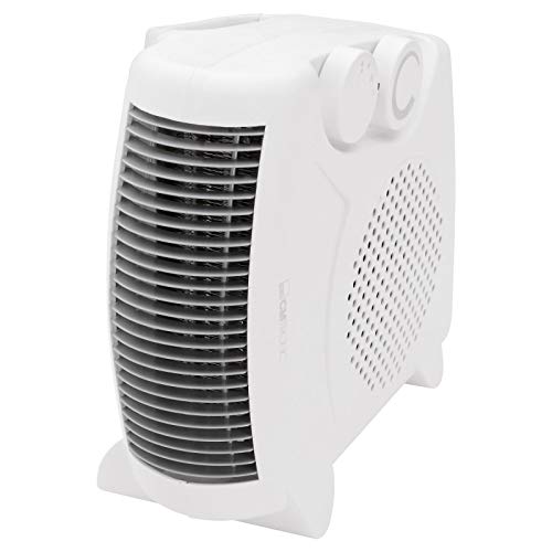 Heizlüfter Regelbarer Thermostat Ventilator Heizgerät Elektroheizer 2 Heizstufen 2 Stellvarianten (Leistungsstarke 2000 Watt + Überhitzungsschutz) von Clatronic