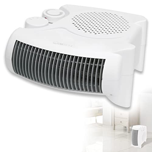 Heizlüfter mit regelbaren Thermostat Ventilator Heizgerät Elektroheizer 2 Heizstufen (leistungsstarke 2000 Watt + Überhitzungsschutz) von Clatronic