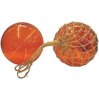 Set Von 2 Orangen Glasschwimmern von ClaudiaCampatHome