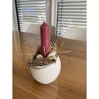 Großer Ostereier Kerzenhalter | Kerzenständer Ostern Frühling Glücksmoment von ClaudiaKreativatelie
