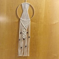 Makramee Traumfänger | Wandbehang Geschenk Ring Kranz Wanddeko Personalisiert von ClaudiasKunterbunt