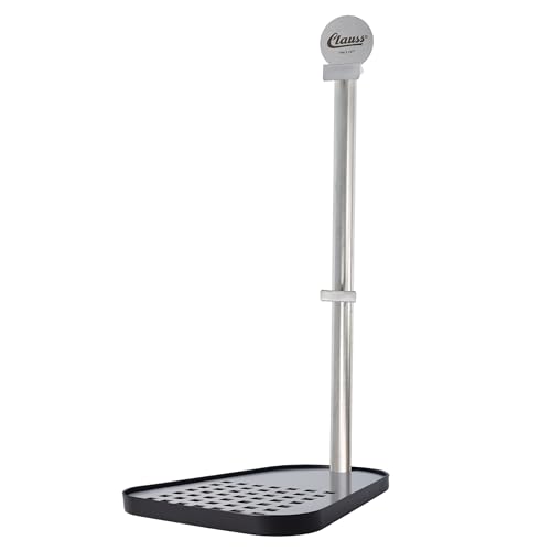 Clauss Bierfasshalter für 5 Liter Bierfass | Zapfhilfe für 5l Partyfass mit integrierter Abtropfschale | Sicherer Stand und wackelfreie Konstruktion aus Edelstahl | Einfache Montage | CL-60000 00 von Clauss