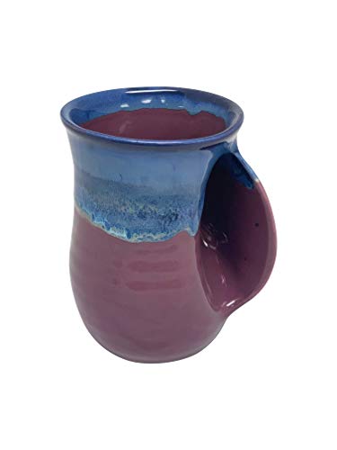 Clay in Motion Handwarmer Mug - Purple Passion - Right Handed by Clay in Motion von Clay in Motion