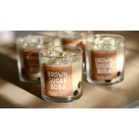 Bubble Milk Tea Kerze | Boba Black Große Essen Kerzen Geschenke Home Herbst Winter Düfte von ClayHouseCandles