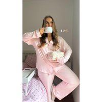 Handgemachte Keramiktasse Baby-Blau Gestreifte Keramik Tasse von ClayPoetryCeramics