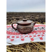 Clay Teapot Handmade Pottery Home Decor Einzigartiger Geschenkkessel Für Die Teezeremonie Tea Kettle von ClayProductsShop