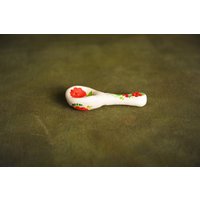 Handbemalte Kleine Löffel Keramik Einzigartige Küche Geschenk Utensilien Dekor Geschirr von ClayProductsShop