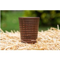 Handgemachte Ton Glasful Trinkglas Eco Pottery Tumbler Keramik Handgefertigte Tasse von ClayProductsShop