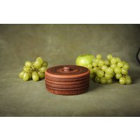 Kleiner Keramiktopf Mit Deckel Für Gewürze Handgemachte Zuckerdose Honigtopf Rustikale Auflaufform Tontopf von ClayProductsShop