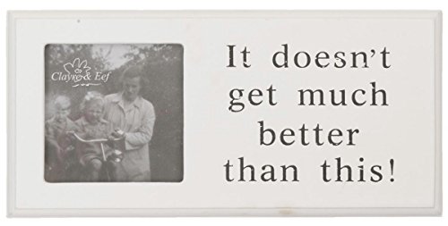 Clayre & Eef 2F0126 Bilderrahmen Fotorahmen Spruch weiß ca. 24 x 12 cm / 75 x 75 cm Clayre & Eef 2F0126 Bilderrahmen Fotorahmen Spruch weiß ca. 24 x 12 cm / 75 x 75 cm von Clayre & Eef