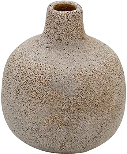 Clayre & Eef 6CE1318 Deko Vase Beige Ø 9x9 cm von Clayre & Eef