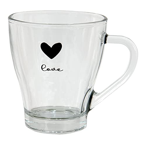 Clayre & Eef 6GL3710 Teeglas Transparent 11x8x10 cm / 200 ml von Clayre & Eef