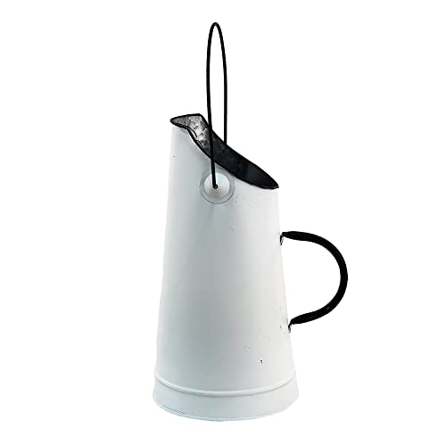 Clayre & Eef 6Y4777 Deko Kohlenschütte Weiß, Braun Ø 15x30 cm Clayre & Eef 6Y4777 Deko Kohlenschütte Weiß, Braun Ø 15x30 cm von Clayre & Eef