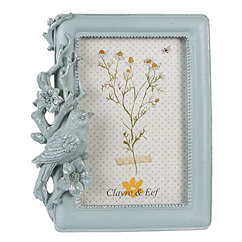 Clayre & Eef Bilderrahmen 10x15 cm Blau Kunststoff Glas Fotorahmen Clayre & Eef Bilderrahmen 10x15 cm Blau Kunststoff Glas Fotorahmen von Clayre & Eef