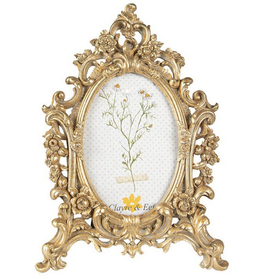 Clayre & Eef Bilderrahmen Barock Bilderrahmen goldfarben 10x15 prunkvoll Clayre & Eef Bilderrahmen Barock Bilderrahmen goldfarben 10x15 prunkvoll von Clayre & Eef