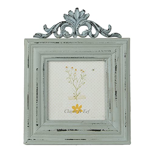Clayre & Eef Bilderrahmen blau 16x2x21 cm / 10x10 cm 2F0818 Clayre & Eef Bilderrahmen blau 16x2x21 cm / 10x10 cm 2F0818 von Clayre & Eef