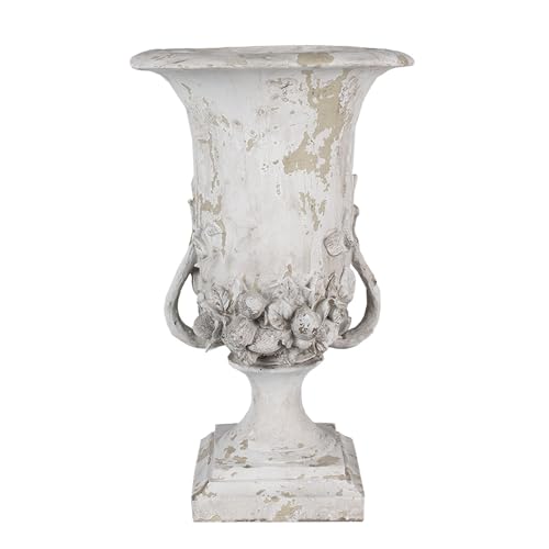 Clayre & Eef Blumentopf 46 cm Beige Polyresin Dekoration Vase von Clayre & Eef