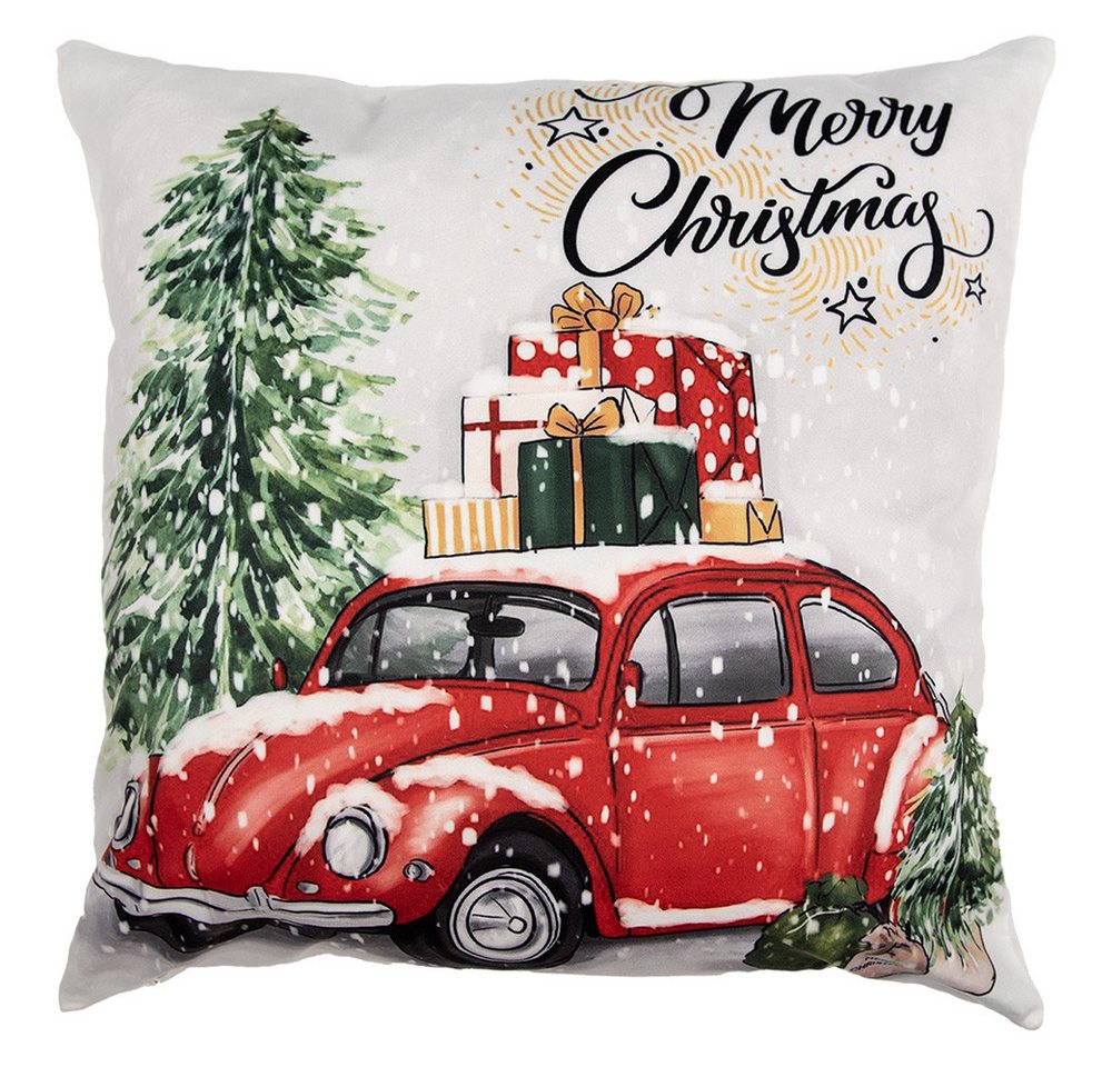 Clayre & Eef Dekokissen Christmas, Dekokissen Kissenbezüge ohne Füllung Polyester 45x45 cm von Clayre & Eef