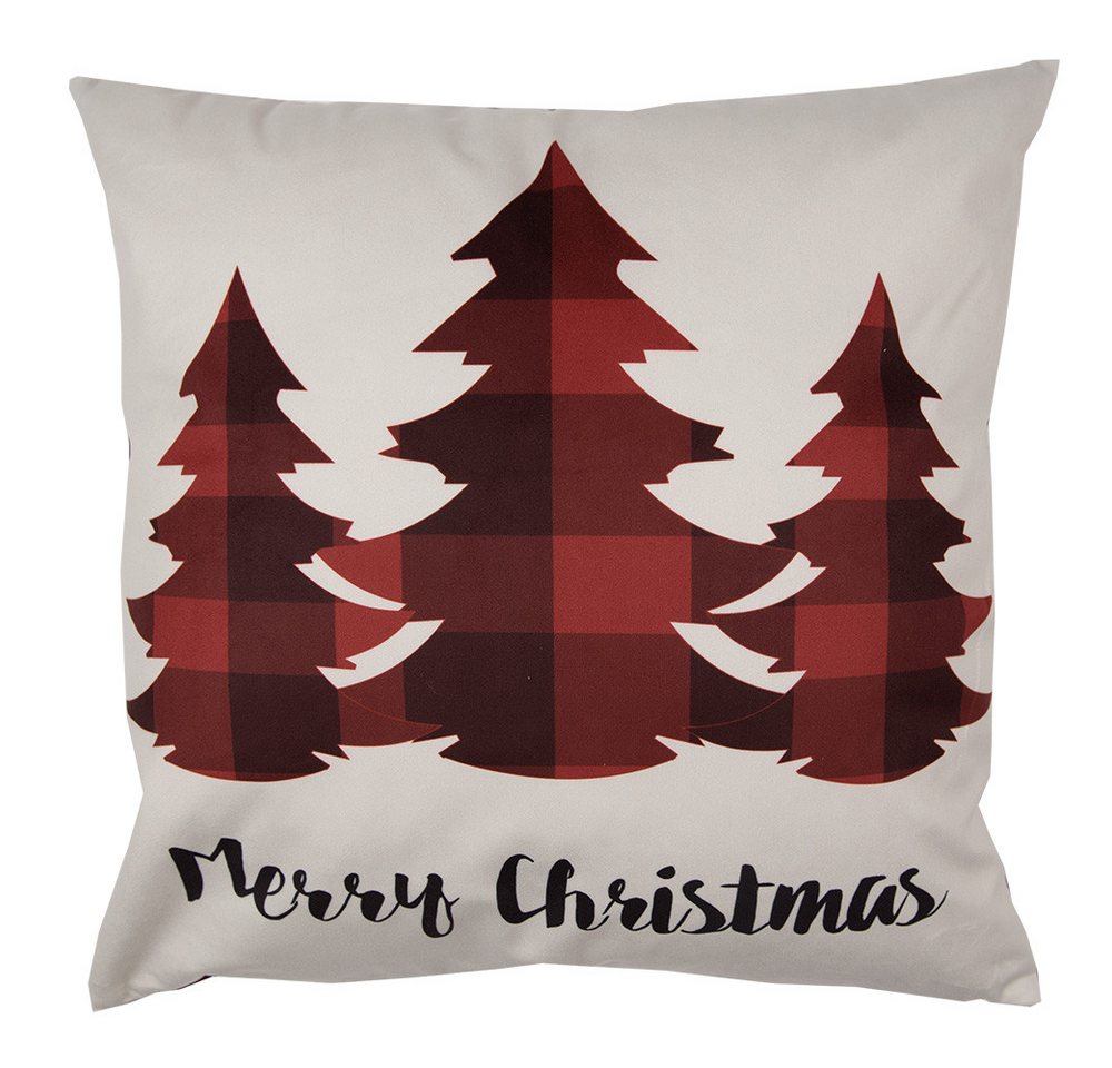 Clayre & Eef Dekokissen Christmas, Dekokissen Kissenbezüge ohne Füllung Polyester 45x45 cm von Clayre & Eef