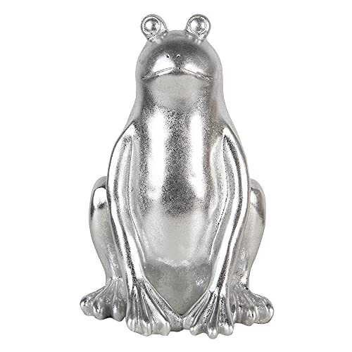 Clayre & Eef Dekoration Frosch Silber 20x20x30 cm 6PR3434 von Clayre & Eef