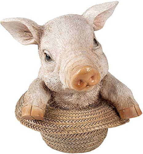 Clayre & Eef Dekoration Schwein Mehrfarbig 13x12x14 cm 6PR3347 von Clayre & Eef