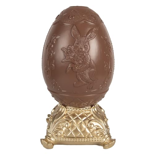Clayre & Eef Dekorationsfigur Ei 25 cm Braun Polyresin Osterdekoration von Clayre & Eef