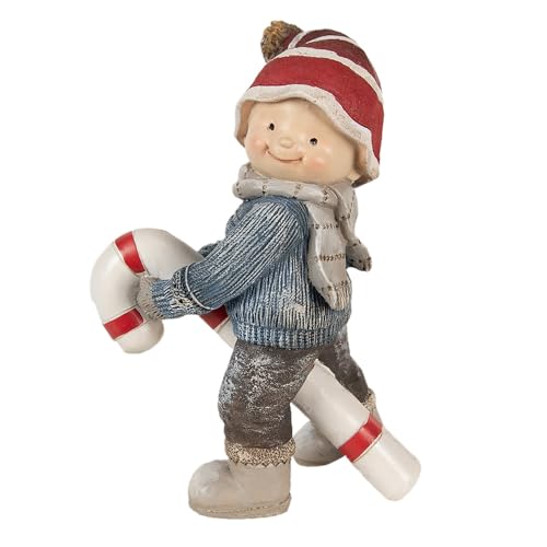 Clayre & Eef Dekorationsfigur Kind 18 cm Blau Polyresin Weihnachtsfiguren Clayre & Eef Dekorationsfigur Kind 18 cm Blau Polyresin Weihnachtsfiguren von Clayre & Eef